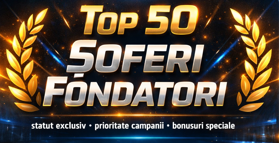 Program Top 50 Șoferi Fondatori rADrivo